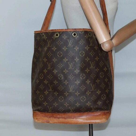 LOUIS VUITTON Monogram Noe Shoulder Bag M42224 LV Auth 131112 - Picture 1 of 16